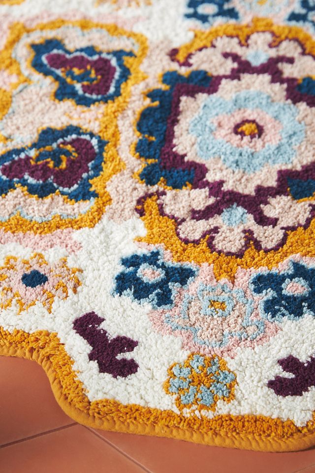 Priya Tufted Cotton Bath Mat #1