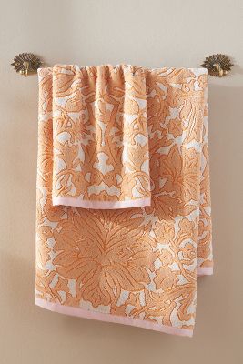 Anthropologie Devon Bath Towel Collection By  In Orange Size Bath Towel