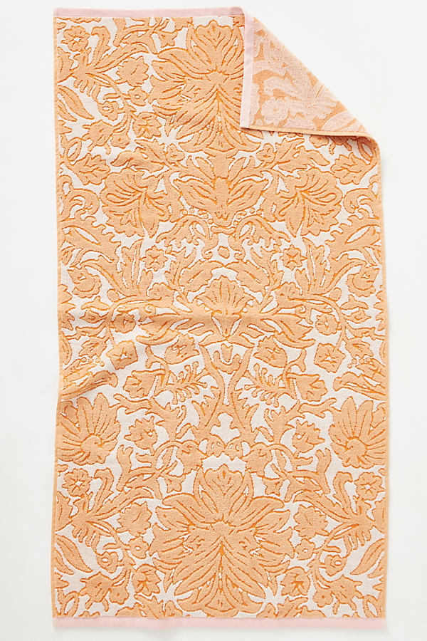 Anthropologie Devon Bath Towel Collection In Orange