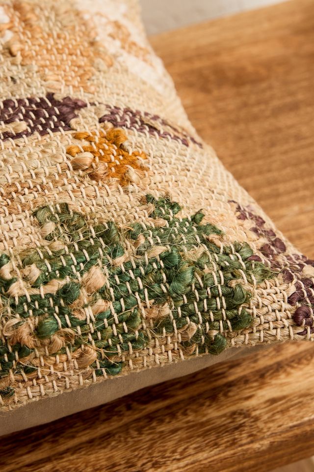 nkuku Diantri Jute & Cotton Cushion Cover #1