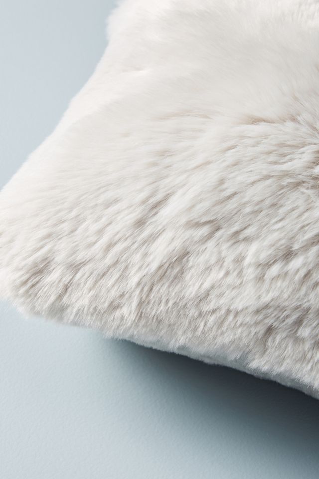 Fireside Faux Fur Pillow #3