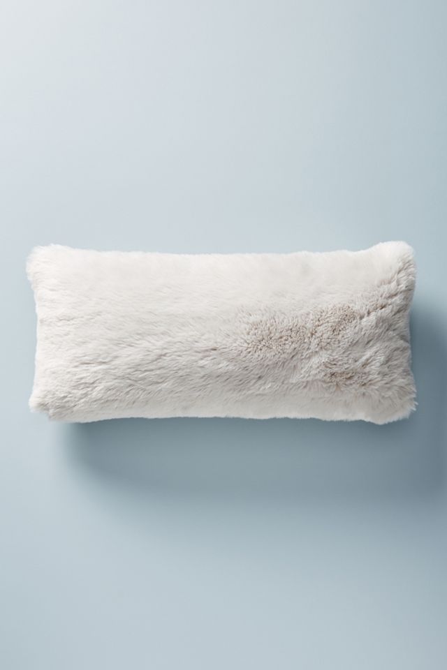 Fireside Faux Fur Pillow #1