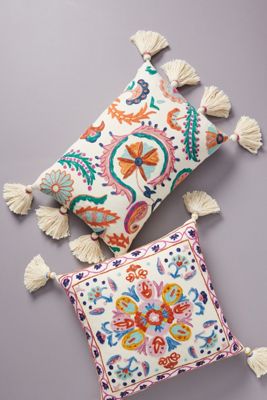 Embroidered Valeria Pillow