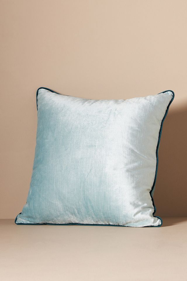 The Aqua Abstract Velvet Pillow — Modish Decor Pillows