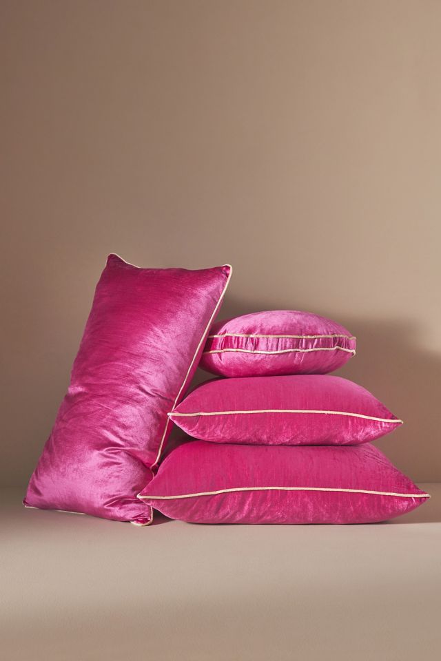 Pink Velvet Pillows, Set of 2 | Article Lucca Contemporary Accessories