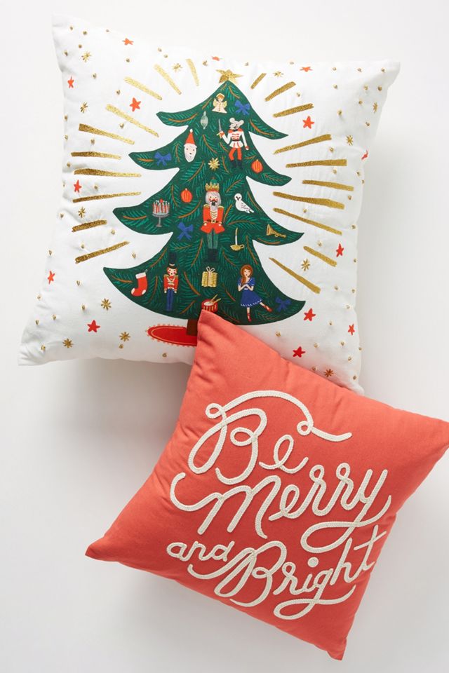 Rifle Paper Co. for Anthropologie Holiday Cheer Pillow #1