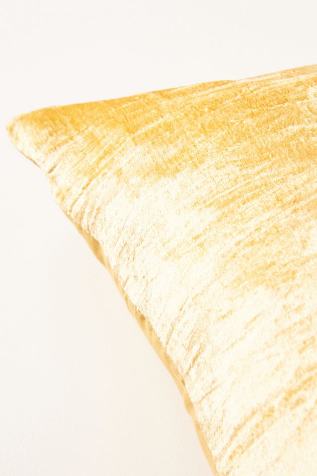 Flower-Dyed Velvet Pillow #1
