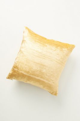 Flower-Dyed Velvet Pillow