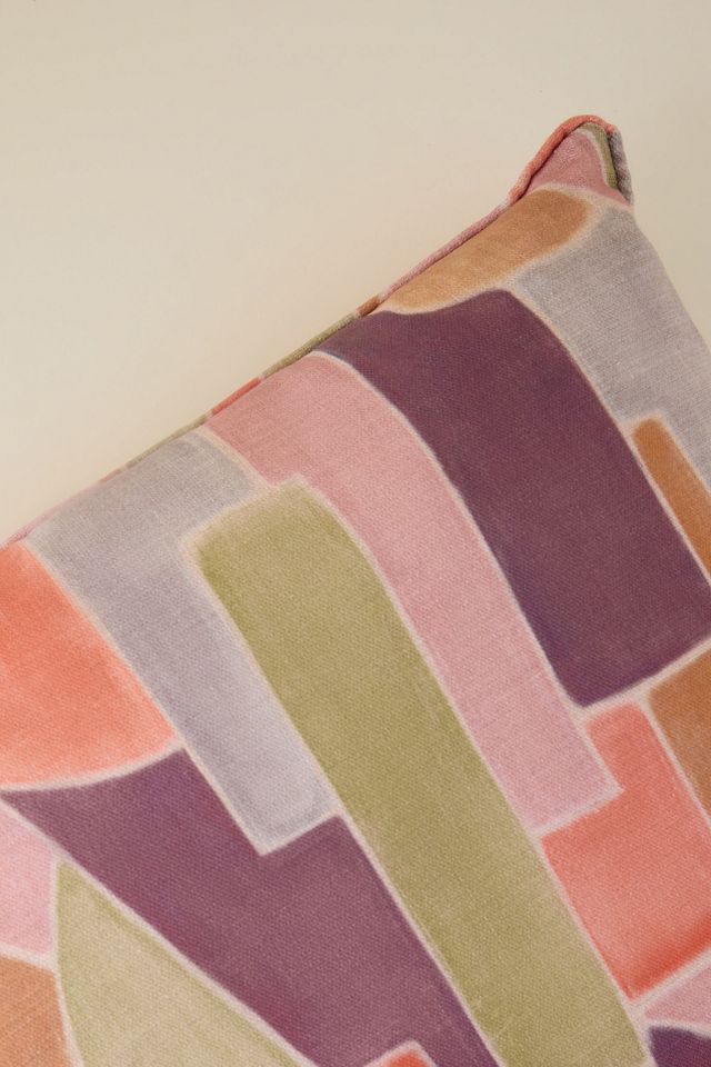Geo Digital Print Rectangle Cushion #3