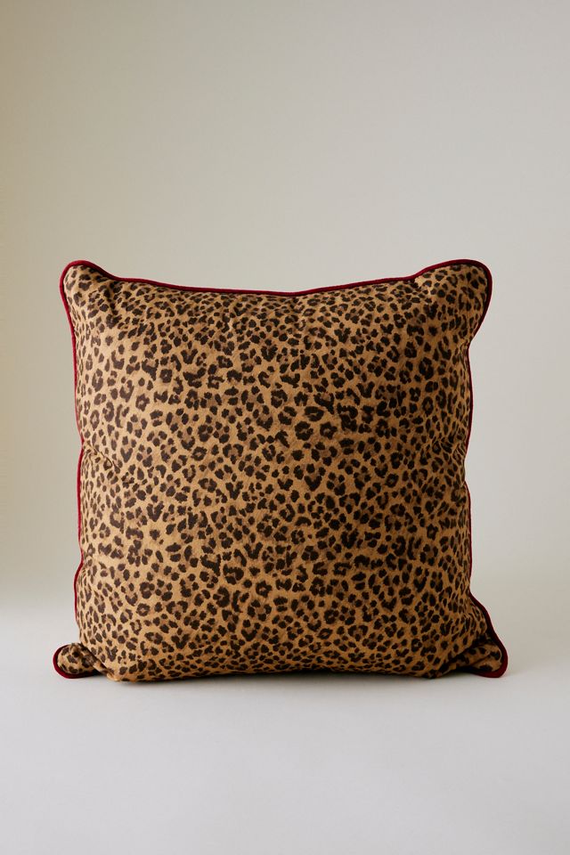 Coussin imprimé léopard Anna + Nina #2