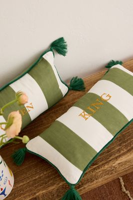 Anna + Nina Tasseled King Cushion