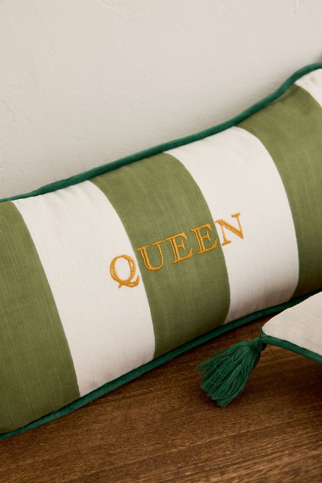 Anna + Nina Tasseled Queen Cushion #1