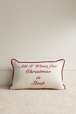 Coussin All I Want for Christmas is Sleep Anna + Nina