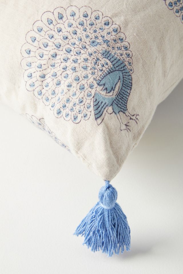 Blockprinted Perri Pillow #2