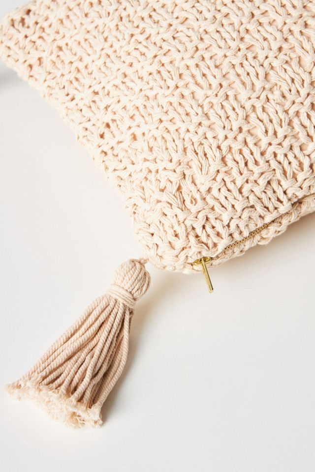 Hand-Knit Nadine Pillow #1