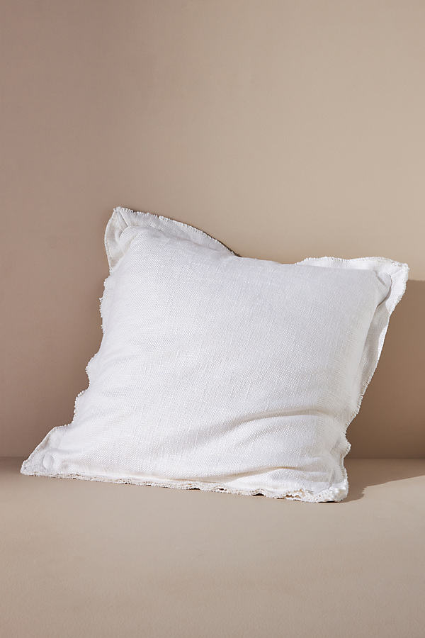 Anthropologie Luxe Linen Cushion