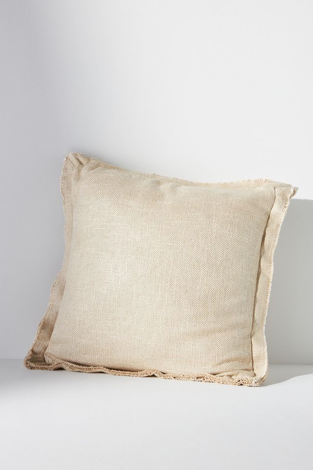 Linen discount throw pillows