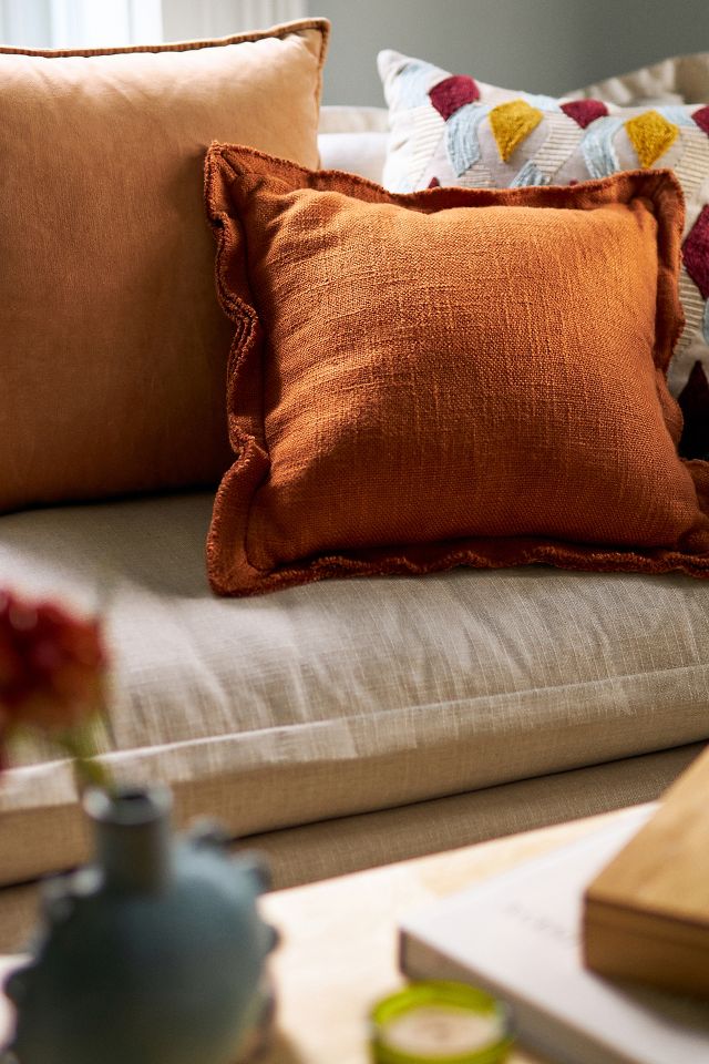 Luxe Linen Blend Pillow Anthropologie