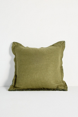Anthropologie Luxe Linen Blend Pillow
