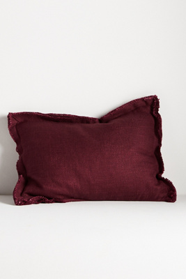 Anthropologie Luxe Linen Blend Pillow