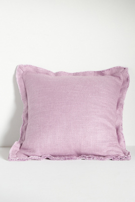 Anthropologie Luxe Linen Blend Pillow