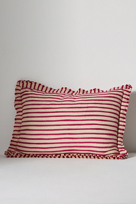 Anthropologie Luxe Linen Blend Cushion
