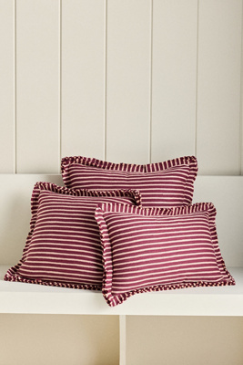 Anthropologie Luxe Linen Blend Pillow
