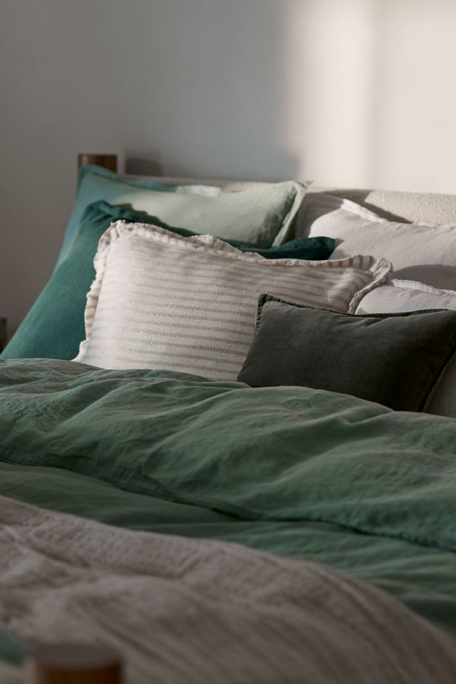 Luxe Linen Blend Pillow | Anthropologie
