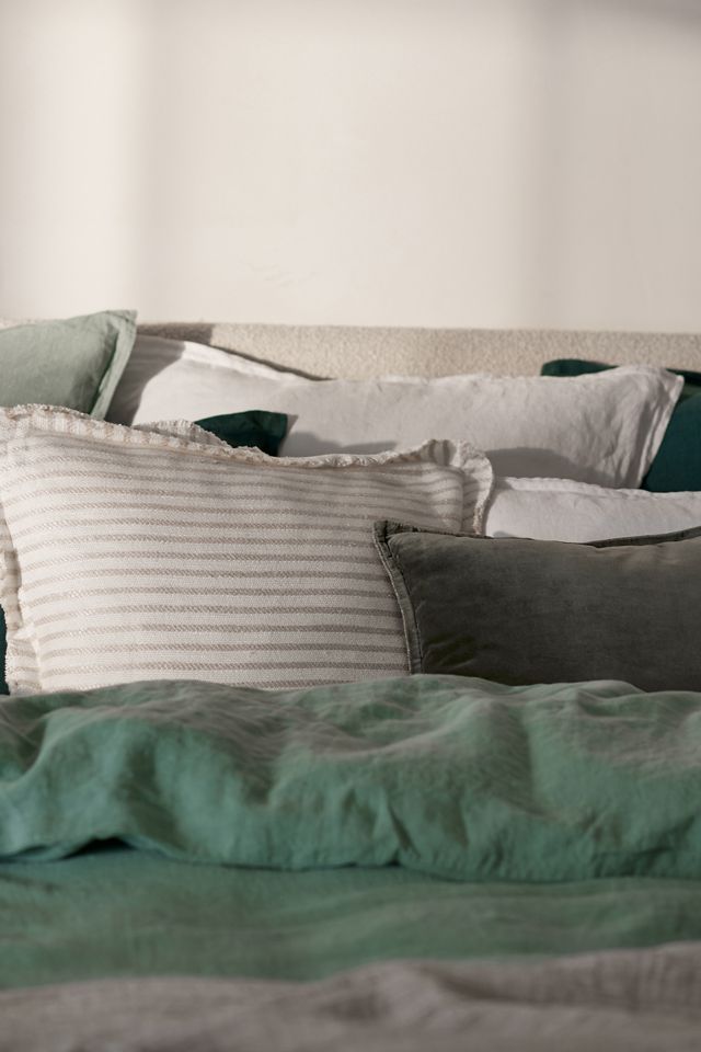 Luxe Linen Blend Pillow | Anthropologie