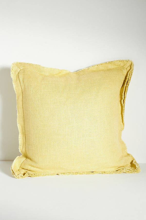 Anthropologie Luxe Linen Blend Pillow