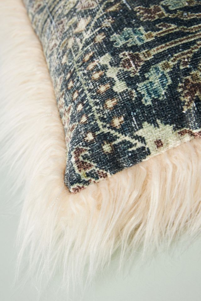 Shaggy Faux Fur Pillow #3