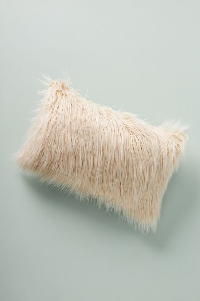 Shaggy Faux Fur Pillow #2