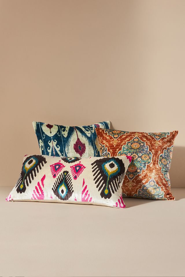 Anthropologie velvet pillow sale