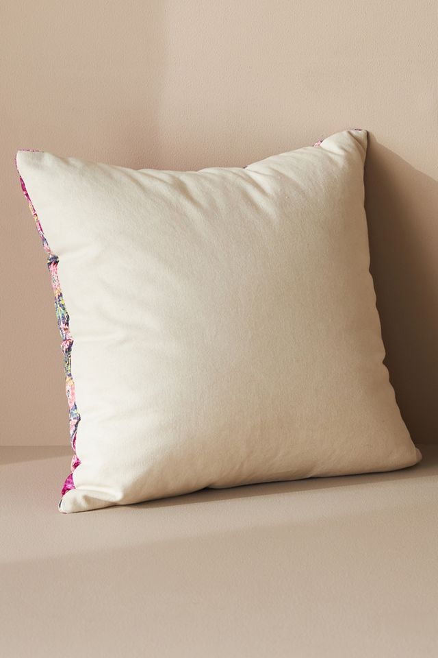 Vibrant Global Velvet Pillow #1