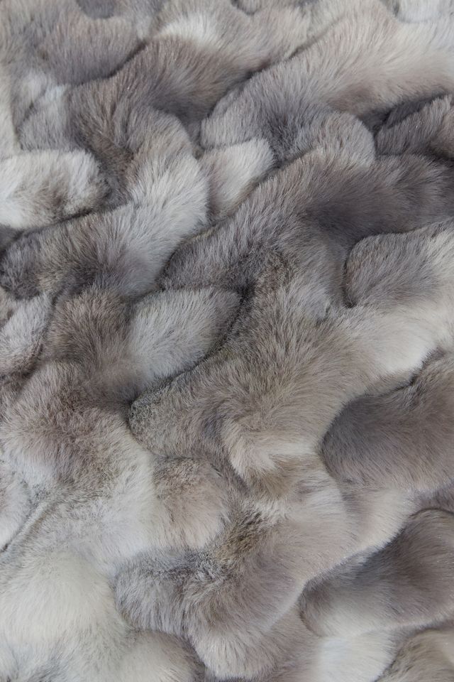 Luxe Sculpted Faux-Fur Pillow #4