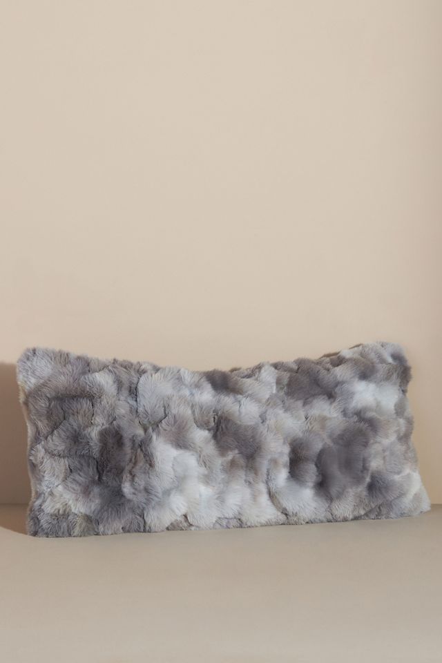 Luxe Sculpted Faux-Fur Pillow #5