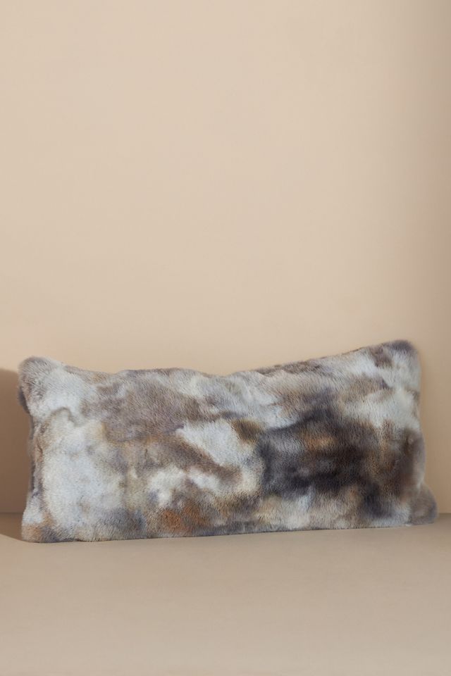 Luxe Sculpted Faux-Fur Pillow #6
