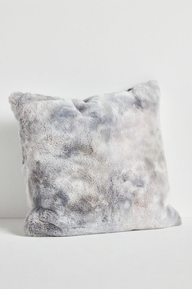 Luxe Sculpted Faux-Fur Pillow #2
