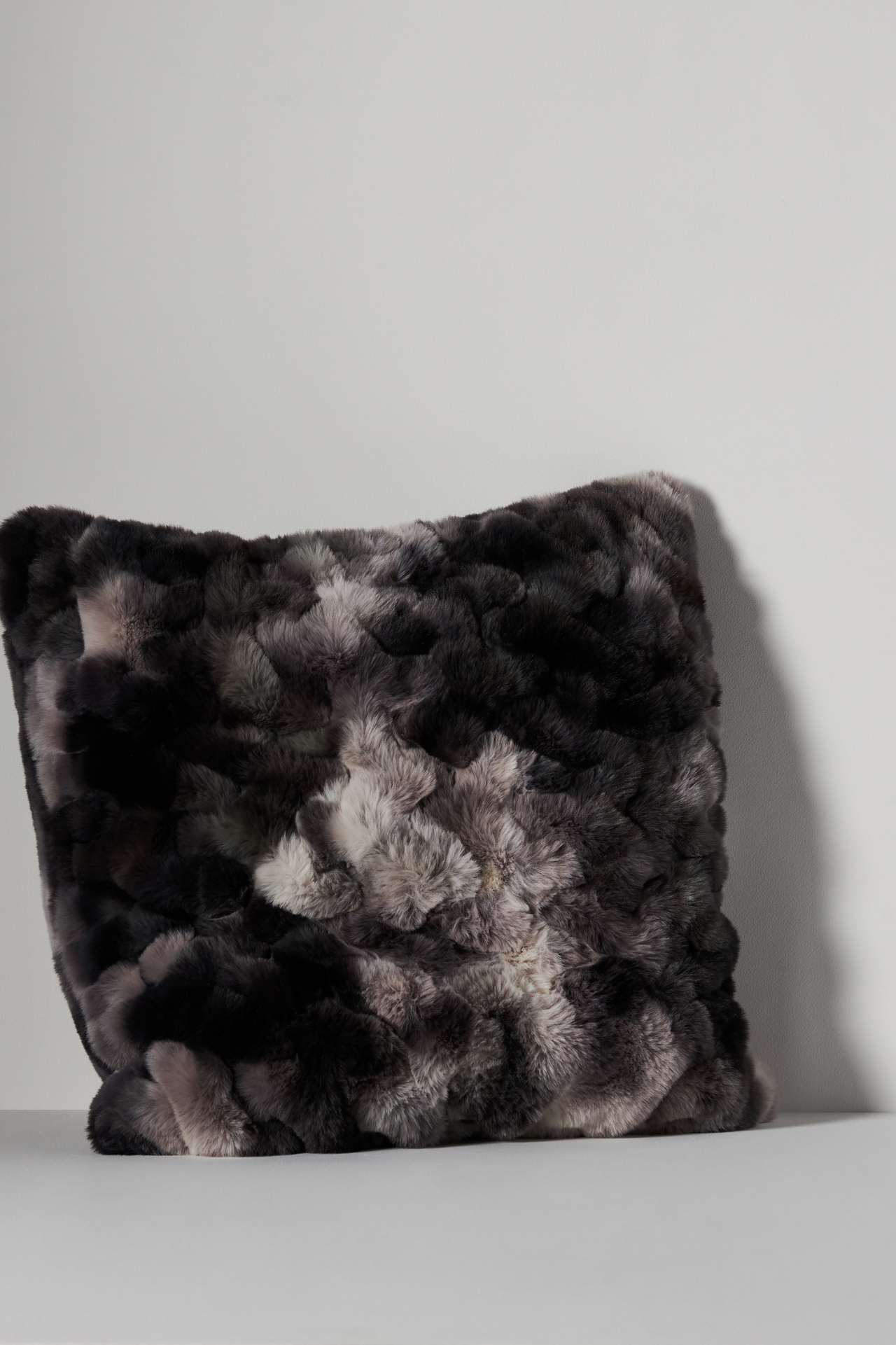 Luxe Sculpted Faux-Fur Pillow
