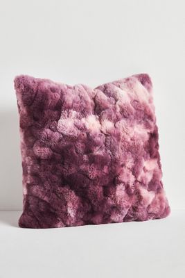 Luxe Sculpted Faux-Fur Pillow