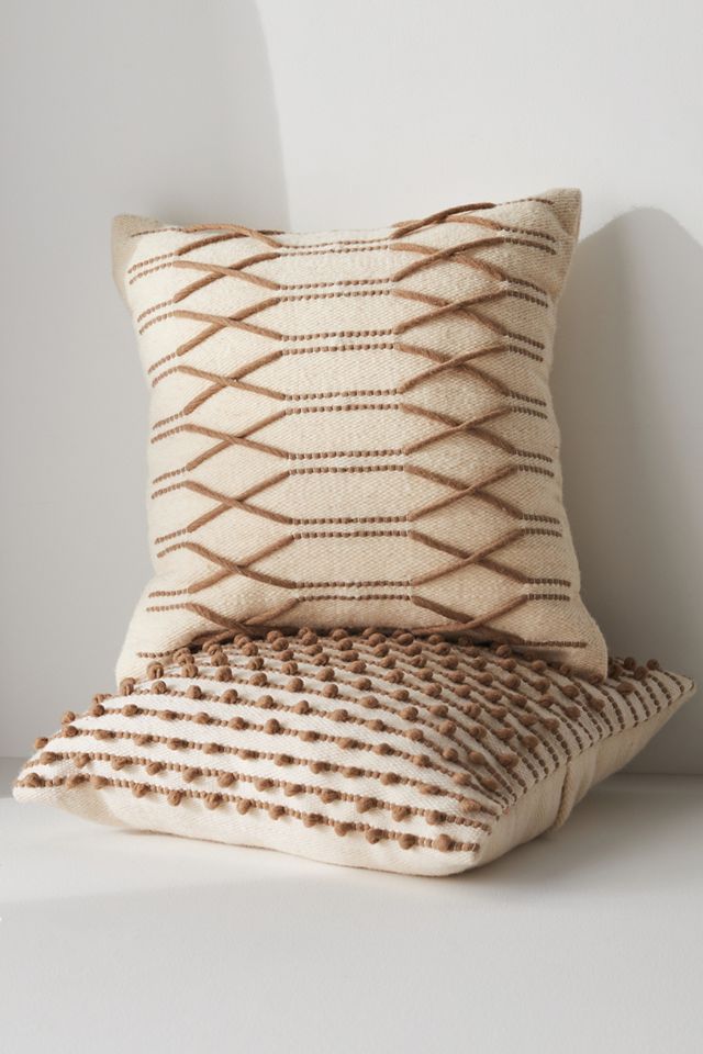 Moroccan Wool Diamond Pillow Cover #1