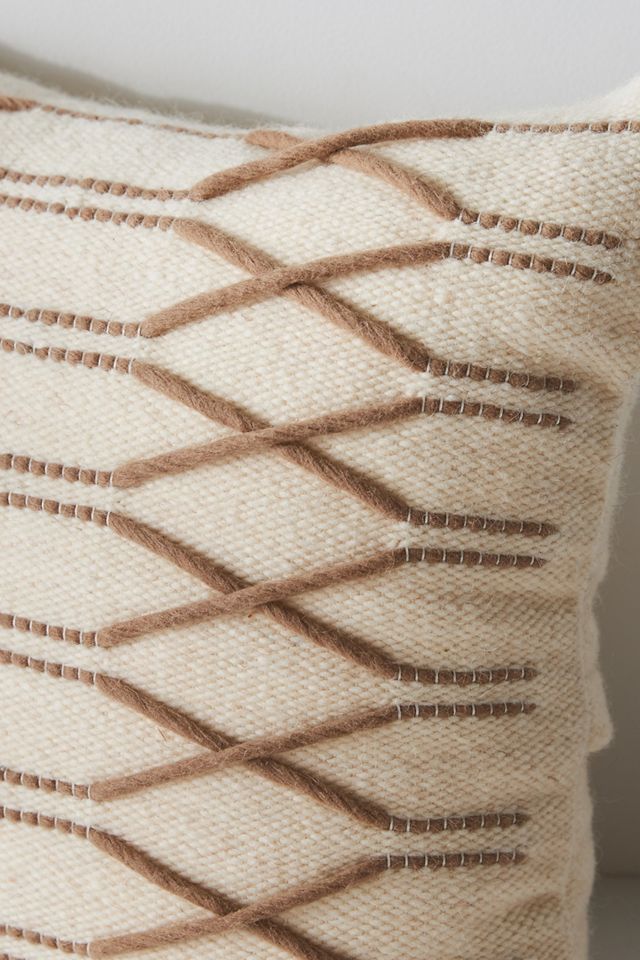 Moroccan Wool Diamond Pillow Cover #3