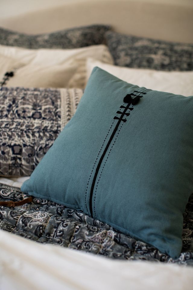 Amber Lewis for Anthropologie Embroidered Pillow #4