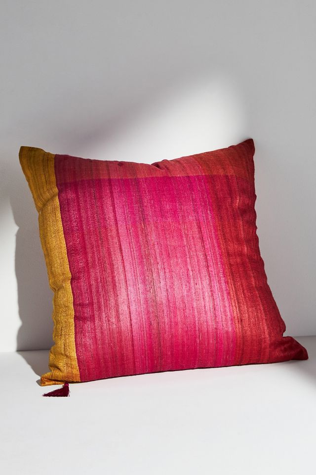Woven Silk Pillow #2