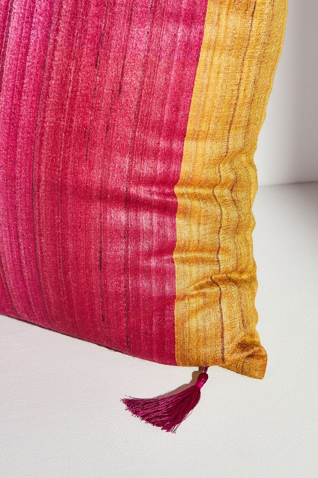 Woven Silk Pillow #3