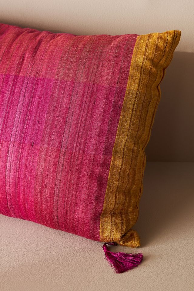 Woven Silk Pillow #6