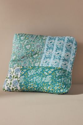 Kantha-Stitched Romola Pillow