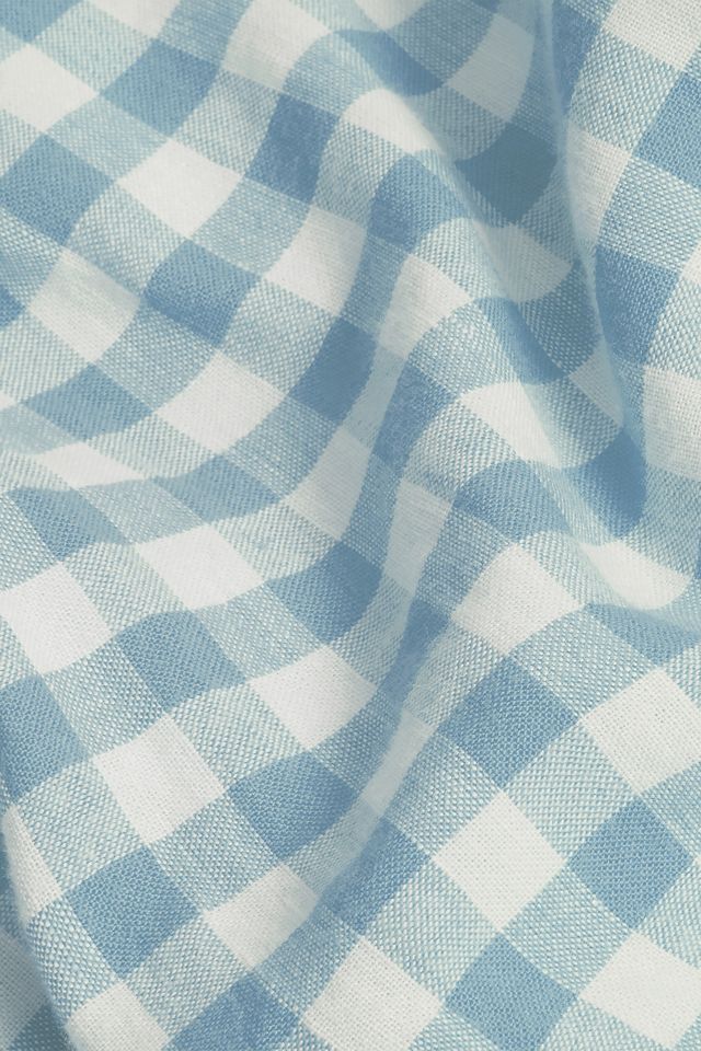 Piglet in Bed Gingham Cotton-Linen Pillowcases, Set of 2 #2