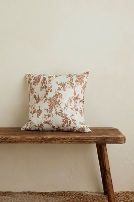 Ellenvale Interiors Aria Rust Floral Cushion
