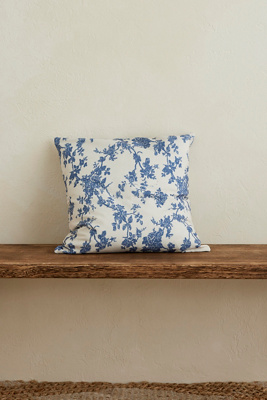 Ellenvale Interiors Aria Blue Floral Cushion
